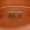 PRADA SPAZZOLATO CLEO FLAP SHOULDER BAG TOBACCO (24*21*6cm)