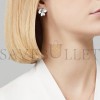 VAN CLEEF ARPELS FRIVOLE EARRINGS, SMALL MODEL - WHITE GOLD, DIAMOND  VCARD80200