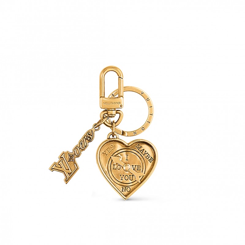 LOUIS VUITTON LOVERS HEART BAG CHARM & KEY HOLDER M01711