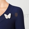 VAN CLEEF ARPELS BUTTERFLY CLIP - YELLOW GOLD, DIAMOND, MOTHER-OF-PEARL VCARA64100 VAN CLEEF ARPELS BUTTERFLY CLIP - YELLOW GOLD, DIAMOND, MOTHER-OF-PEARL VCARA64100
