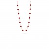 VAN CLEEF ARPELS VINTAGE ALHAMBRA LONG NECKLACE, 20 MOTIFS - YELLOW GOLD, CARNELIAN  VCARD39800