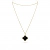 VAN CLEEF ARPELS MAGIC ALHAMBRA LONG NECKLACE, 1 MOTIF - YELLOW GOLD, ONYX  VCARO49M00