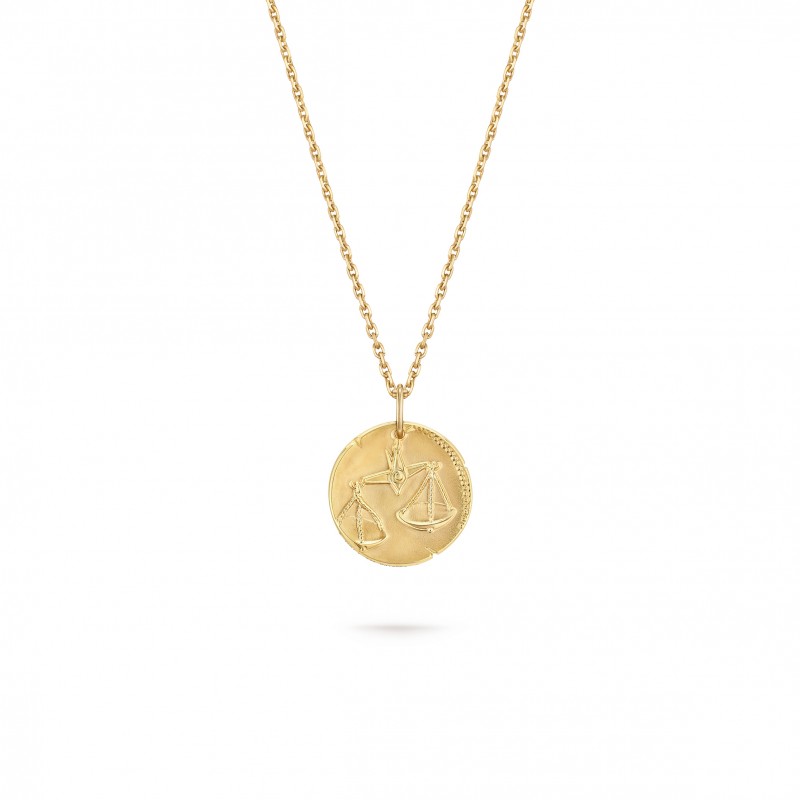 VAN CLEEF ARPELS ZODIAQUE MEDAL LIBRAE (LIBRA) - YELLOW GOLD  VCARP7SW00