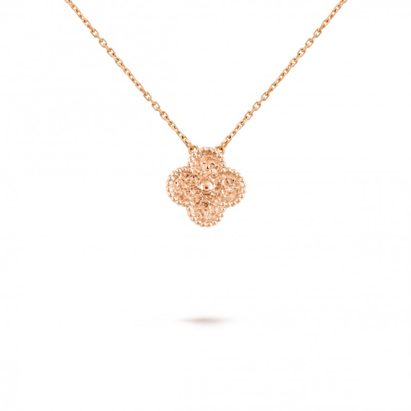 VAN CLEEF ARPELS VINTAGE ALHAMBRA PENDANT - ROSE GOLD  VCARN9ZS00