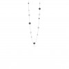 VAN CLEEF ARPELS MAGIC ALHAMBRA LONG NECKLACE, 16 MOTIFS - WHITE GOLD, CHALCEDONY, MOTHER-OF-PEARL  VCARN19000