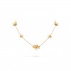 VAN CLEEF ARPELS FRIVOLE NECKLACE, 9 FLOWERS - YELLOW GOLD, DIAMOND  VCARD31500