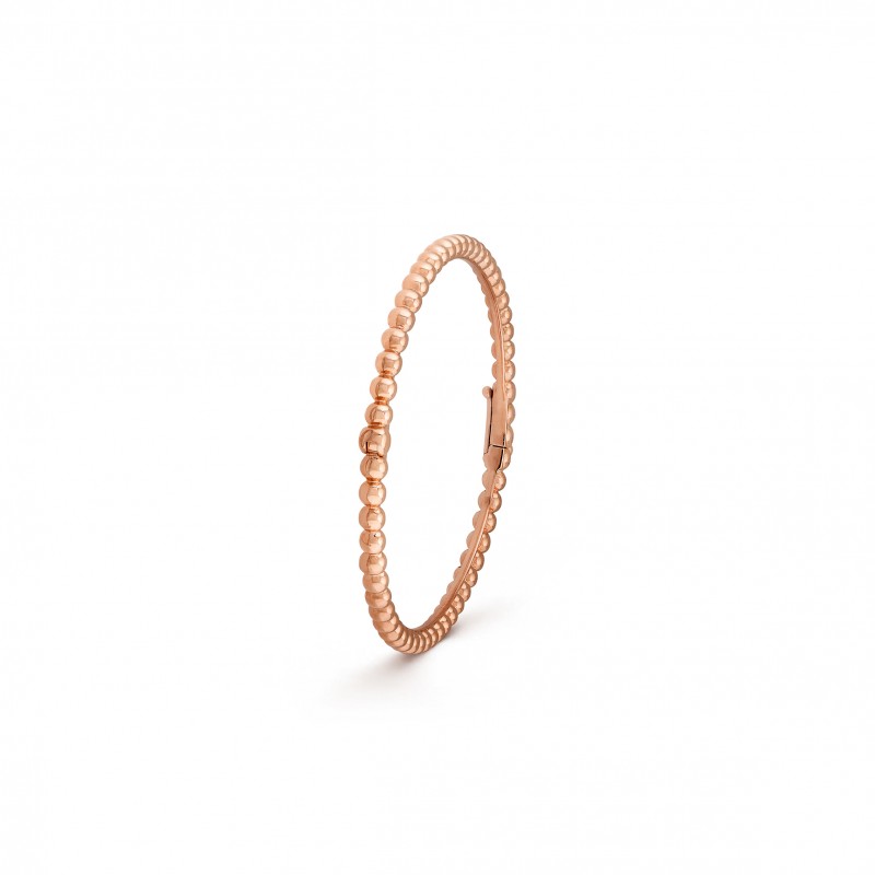 VAN CLEEF ARPELS PERLÉE PEARLS OF GOLD BRACELET, EXTRA SMALL MODEL - ROSE GOLD  VCARO7TC00