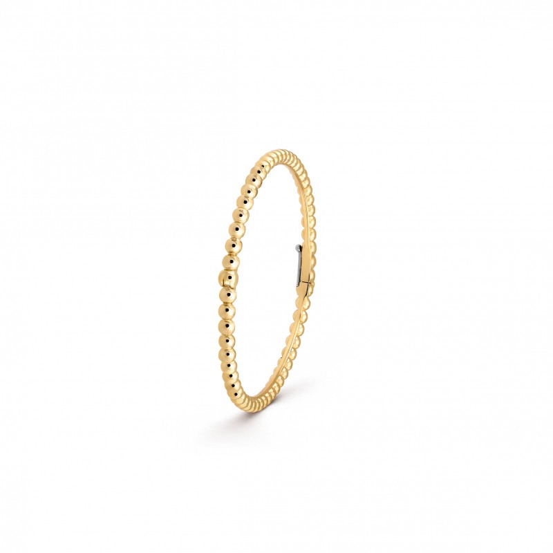 VAN CLEEF ARPELS PERLÉE PEARLS OF GOLD BRACELET, EXTRA SMALL MODEL- YELLOW GOLD  VCARO7TG00