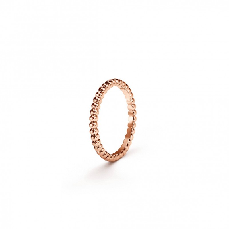 VAN CLEEF ARPELS PERLÉE PEARLS OF GOLD RING, SMALL MODEL - ROSE GOLD  VCARN33000