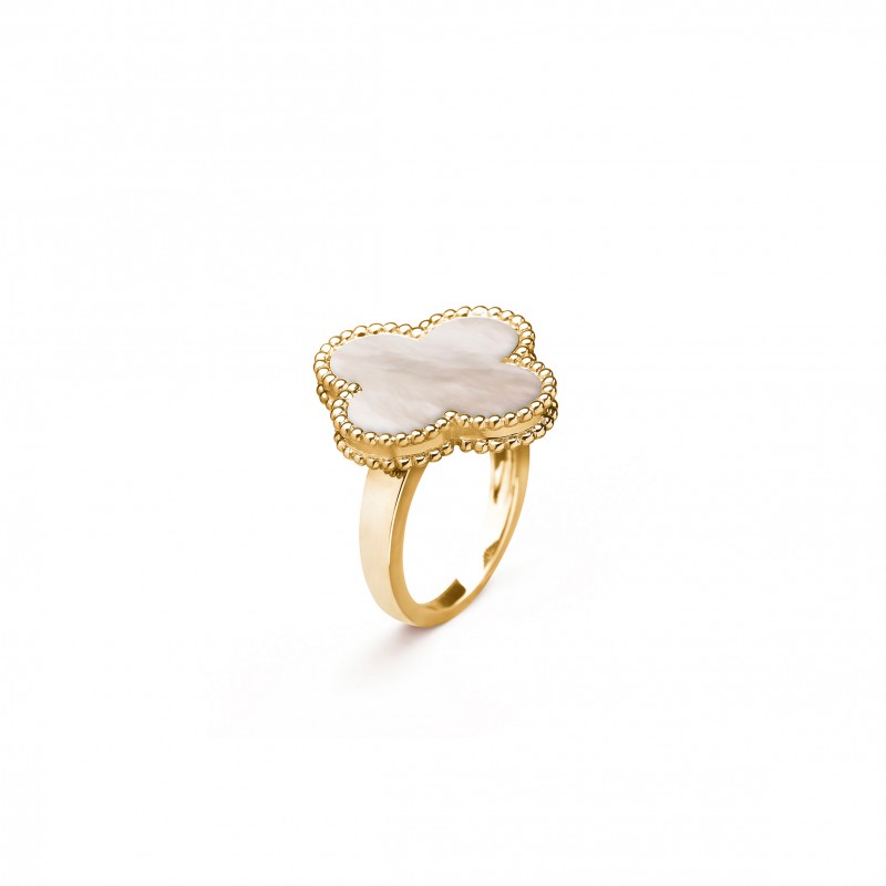 VAN CLEEF ARPELS MAGIC ALHAMBRA RING - YELLOW GOLD, MOTHER-OF-PEARL  VCARF78900