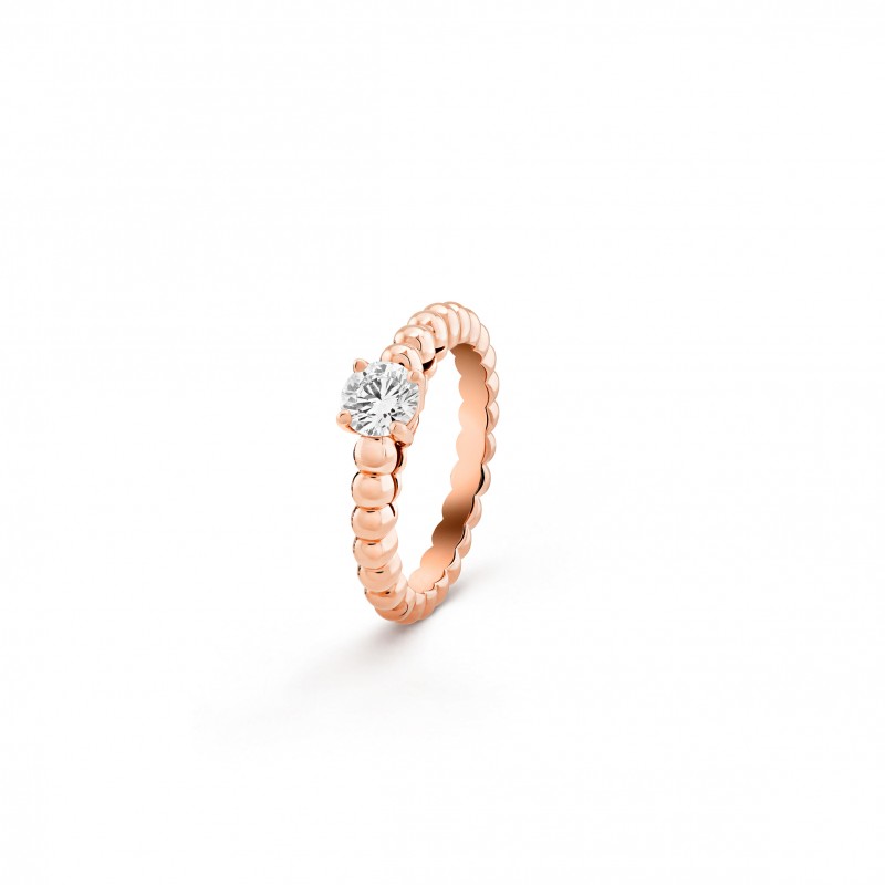 VAN CLEEF ARPELS PERLÉE SOLITAIRE 0.50 CT EVVS1 - ROSE GOLD  VCARO1VJ00