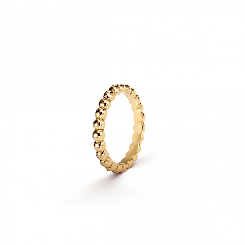 VAN CLEEF ARPELS PERLÉE PEARLS OF GOLD RING, MEDIUM MODEL - YELLOW GOLD  VCARO3Y500