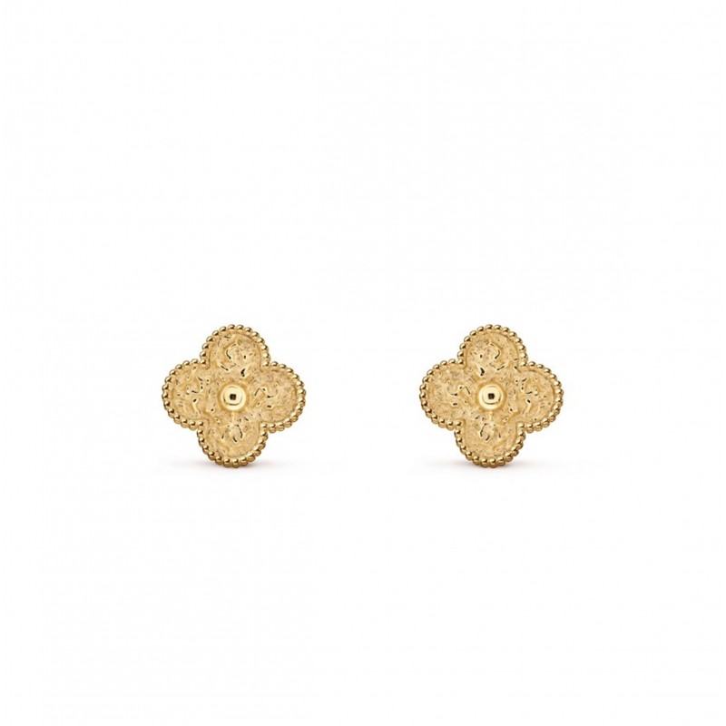 VAN CLEEF  ARPELS MAGIC ALHAMBRA EARRINGS - YELLOW GOLD  VCARO1II00