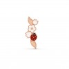 VAN CLEEF ARPELS LUCKY SPRING CLIP - ROSE GOLD, CARNELIAN, MOTHER-OF-PEARL, ONYX  VCARP7RS00