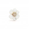 VAN CLEEF ARPELS ROSE DE NOËL CLIP, LARGE MODEL - YELLOW GOLD, DIAMOND, MOTHER-OF-PEARL  VCARA53800