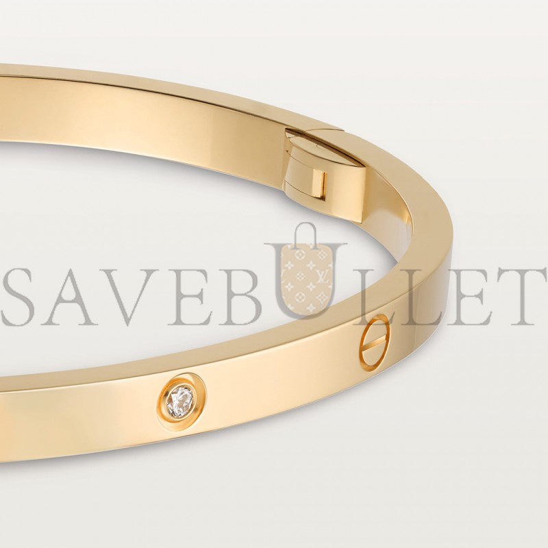 CARTIER  LOVE BRACELET, SMALL MODEL, 6 DIAMONDS B6047217