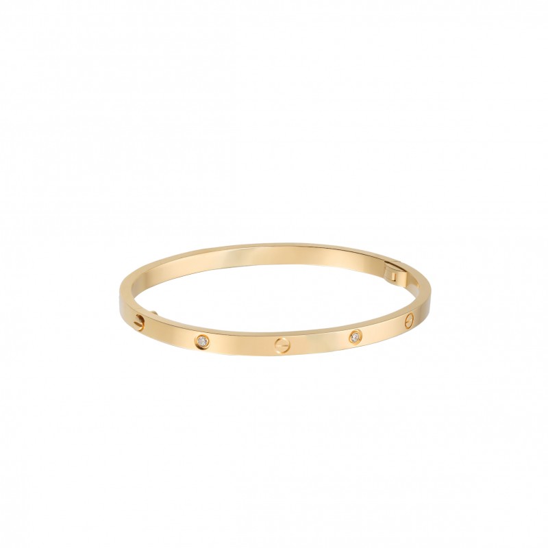 CARTIER  LOVE BRACELET, SMALL MODEL, 6 DIAMONDS B6047217