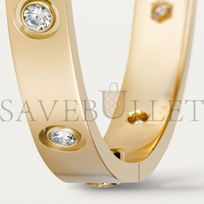 CARTIER  LOVE BRACELET, 10 DIAMONDS  B6070317