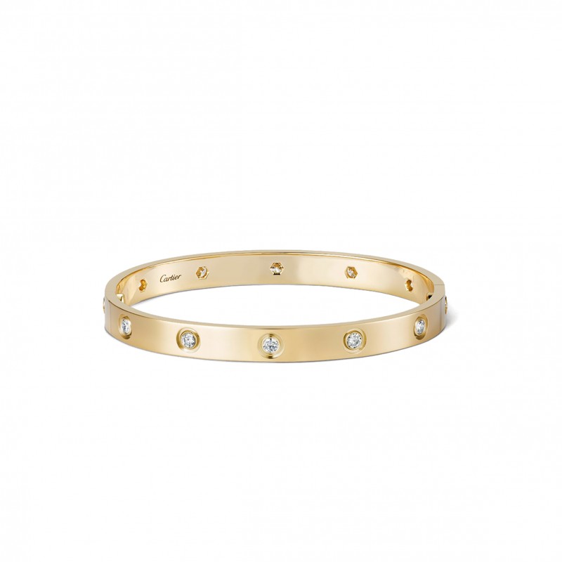 CARTIER  LOVE BRACELET, 10 DIAMONDS  B6070317