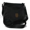 PRADA TESSUTO NYLON SOFT CALF SHOULDER BAG BLACK (32*30*8cm)