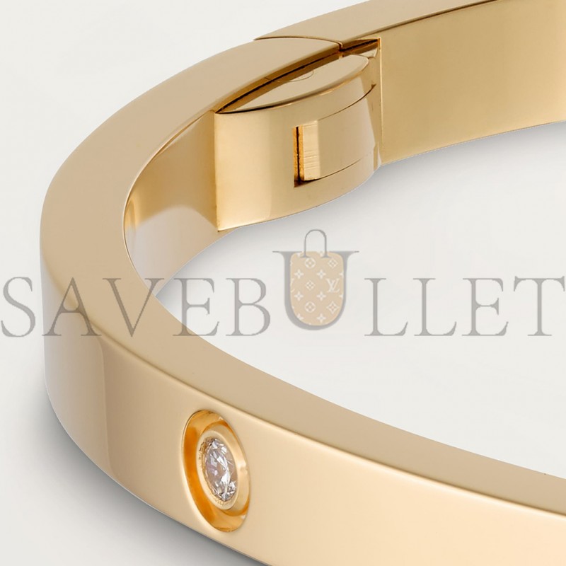 CARTIER  LOVE BRACELET, SMALL MODEL, 10 DIAMONDS B6047817