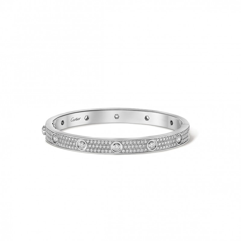 CARTIER  LOVE BRACELET, DIAMOND-PAVED N6033602