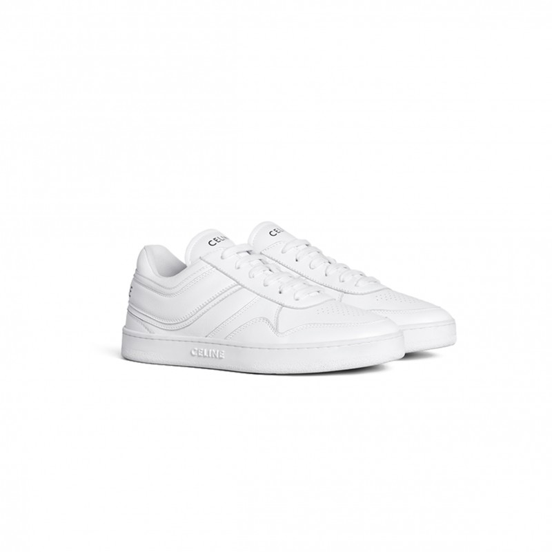 CELINE TRAINER CALFSKIN LOW-TOP LACE-UP SNEAKERS 345813338C.01OP