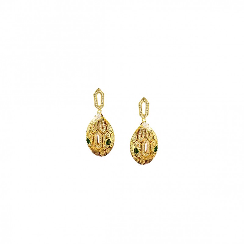 BVLGARI SERPENTI DROP EARRINGS 