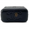 CHANEL MATELASSE 2WAY VANITY CASE BLACK LAMBSKIN AP2199 (16*10*8cm)