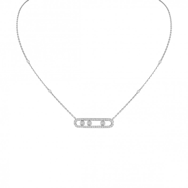 MESSIKA MOVE PAVÉ WHITE GOLD DIAMOND NECKLACE 3994 MESSIKA MOVE PAVÉ WHITE GOLD DIAMOND NECKLACE 3994