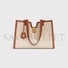 CELINE CABAS 16 IN TEXTILE AND CALFSKIN 114482FD3.02NT (37*29*12cm)