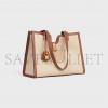 CELINE CABAS 16 IN TEXTILE AND CALFSKIN 114482FD3.02NT (37*29*12cm)