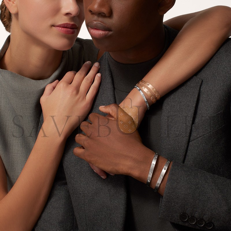 CARTIER  LOVE BRACELET, SMALL MODEL, PAVED N6710817