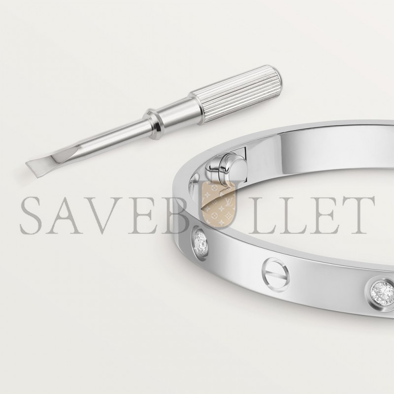 CARTIER LOVE BRACELET, 4 DIAMONDS B6070117