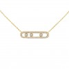 MESSIKA PARIS MOVE PAVÉ YELLOW GOLD DIAMOND NECKLACE 