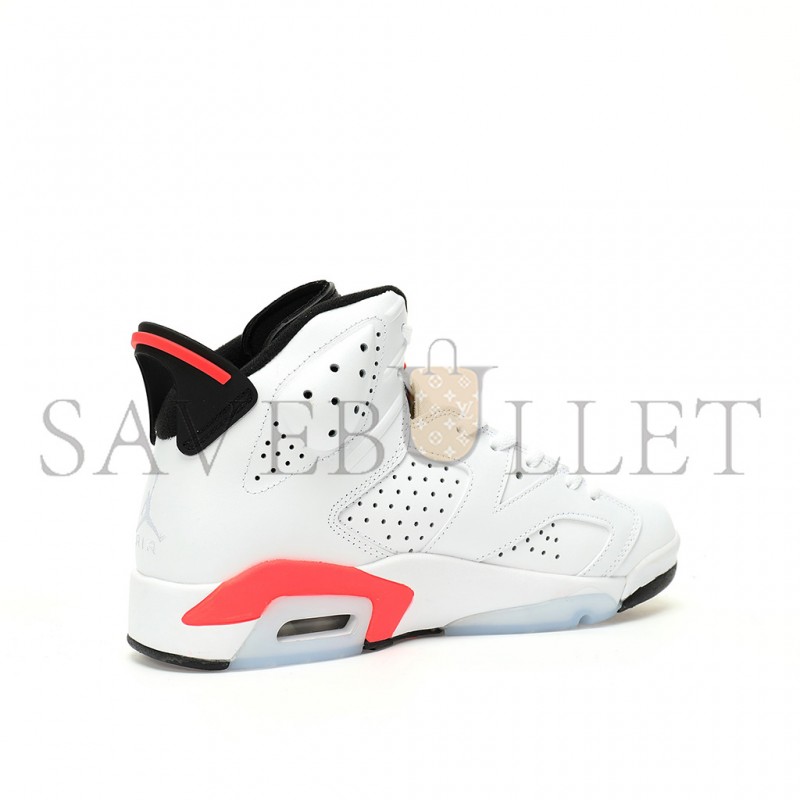 NIKE AIR JORDAN 6 RETROWHITE INFRARED 384664-123