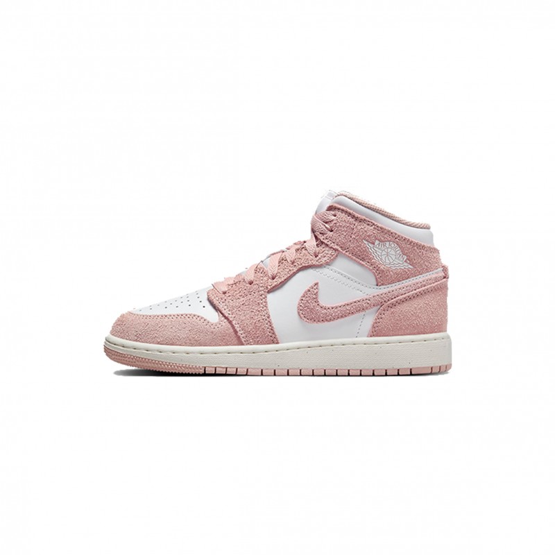 NIKE AIR JORDAN 1 MID SE LEGEND PINK GS SHOES FN7432-161