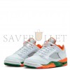 NIKE AIR JORDAN RETRO 5 LOW MIAMI HURRICANES FQ1293-018