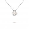 VAN CLEEF ARPELS VINTAGE ALHAMBRA PENDANT - WHITE GOLD, MOTHER-OF-PEARL  VCARF48700