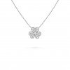 VAN CLEEF ARPELS FRIVOLE PENDANT, SMALL MODEL - WHITE GOLD, DIAMOND  VCARD31800