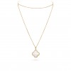 VAN CLEEF & ARPELS MAGIC ALHAMBRA LONG NECKLACE, 1 MOTIF - YELLOW GOLD, MOTHER-OF-PEARL  VCARO49L00