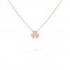 VAN CLEEF ARPELS FRIVOLE PENDANT, MINI MODEL - ROSE GOLD, DIAMOND  VCARP7RI00