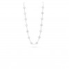 VAN CLEEF ARPELS VINTAGE ALHAMBRA LONG NECKLACE, 20 MOTIFS - WHITE GOLD, MOTHER-OF-PEARL  VCARF48800