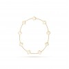 VAN CLEEF ARPELS PURE ALHAMBRA NECKLACE, 9 MOTIFS - YELLOW GOLD, MOTHER-OF-PEARL  VCARA37800