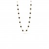 VAN CLEEF ARPELS VINTAGE ALHAMBRA LONG NECKLACE, 20 MOTIFS - YELLOW GOLD, ONYX  VCARA43100