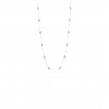 VAN CLEEF ARPELS SWEET ALHAMBRA LONG NECKLACE, 16 MOTIFS - WHITE GOLD, DIAMOND  VCARO85A00