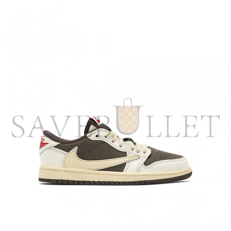 NIKE AIR JORDAN TRAVIS SCOTT X AIR JORDAN 1 OG LOW PS REVERSE MOCHA DO5442-162