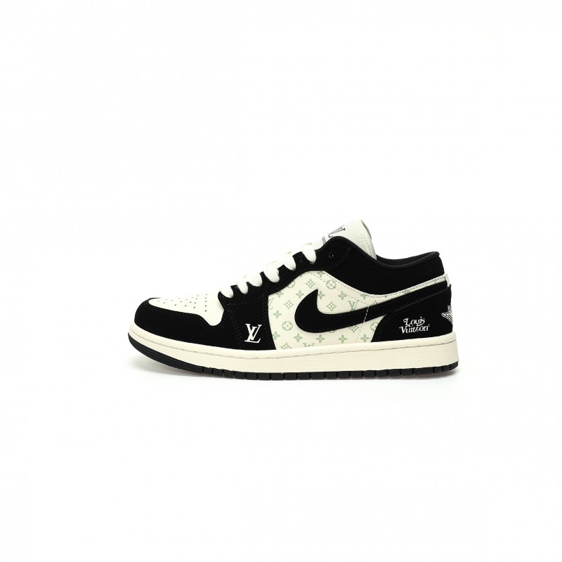 NIKE AIR JORDAN 1 LOW OG SP BLACK BEIGE LV MONOGRAM SJ9950-001