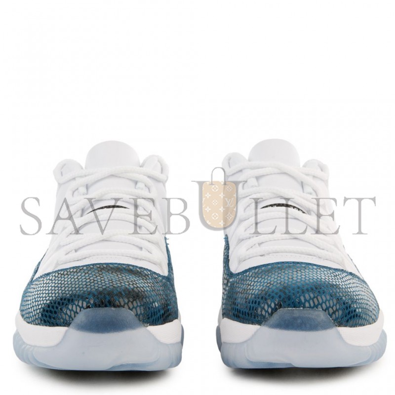 NIKE AIR JORDAN 11 RETRO LOW NAVY SNAKESKIN CD6846-102