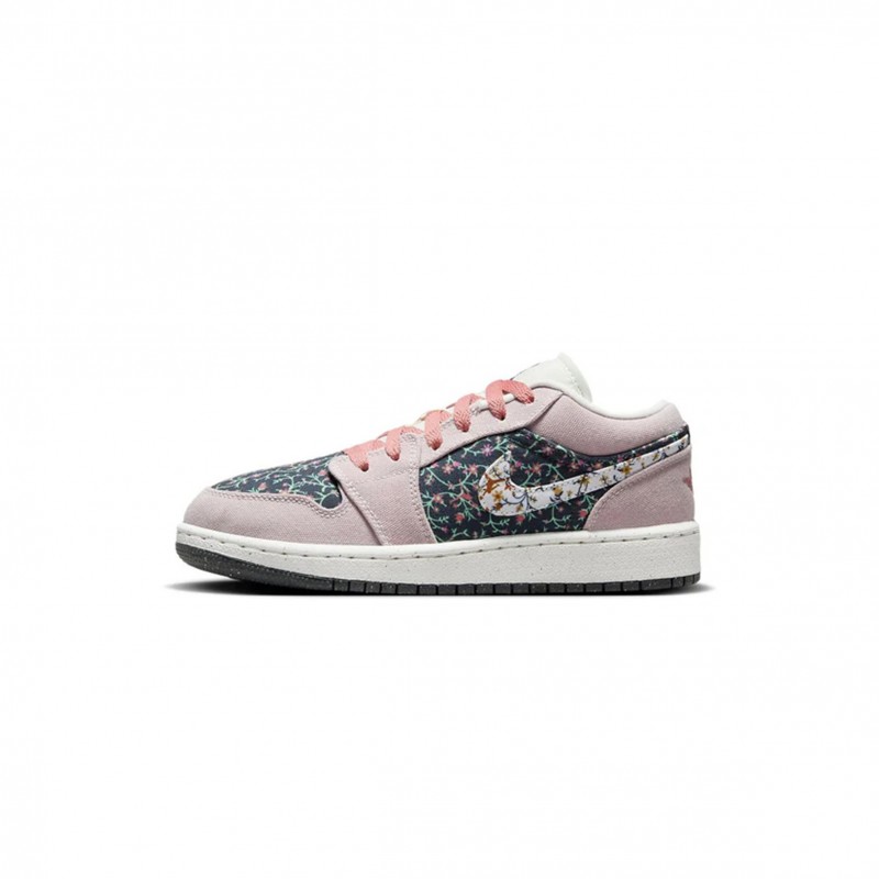 NIKE AIR JORDAN 1 LOW SE CANVAS FLORAL FJ3445-001